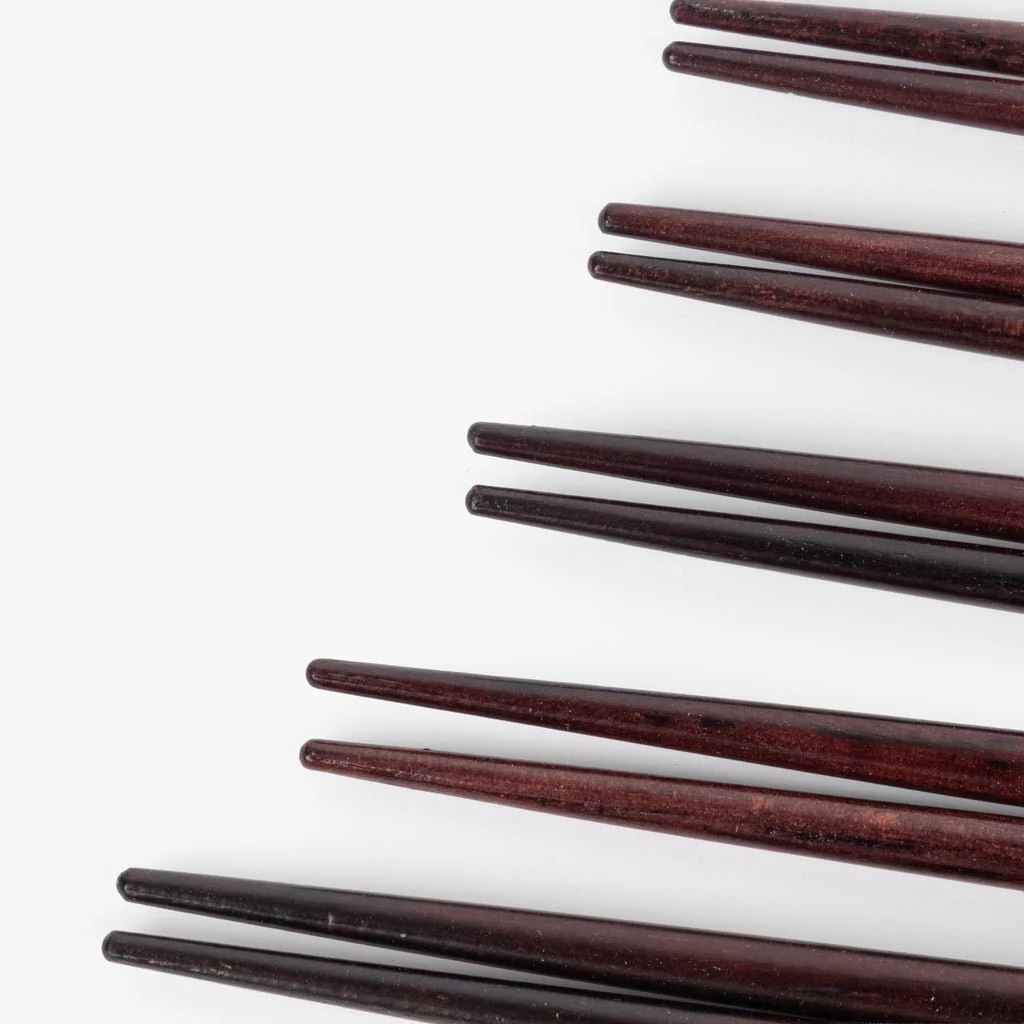 Conjunto de 5 Pauzinhos Padrões Preto CHOPSTICKS - Image 4