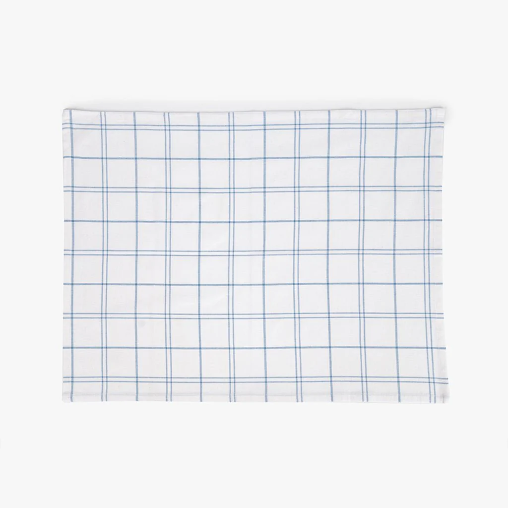 Conjunto de dois panos de Cozinha Xadrez Azul e Branco EVERYDAY - Image 2