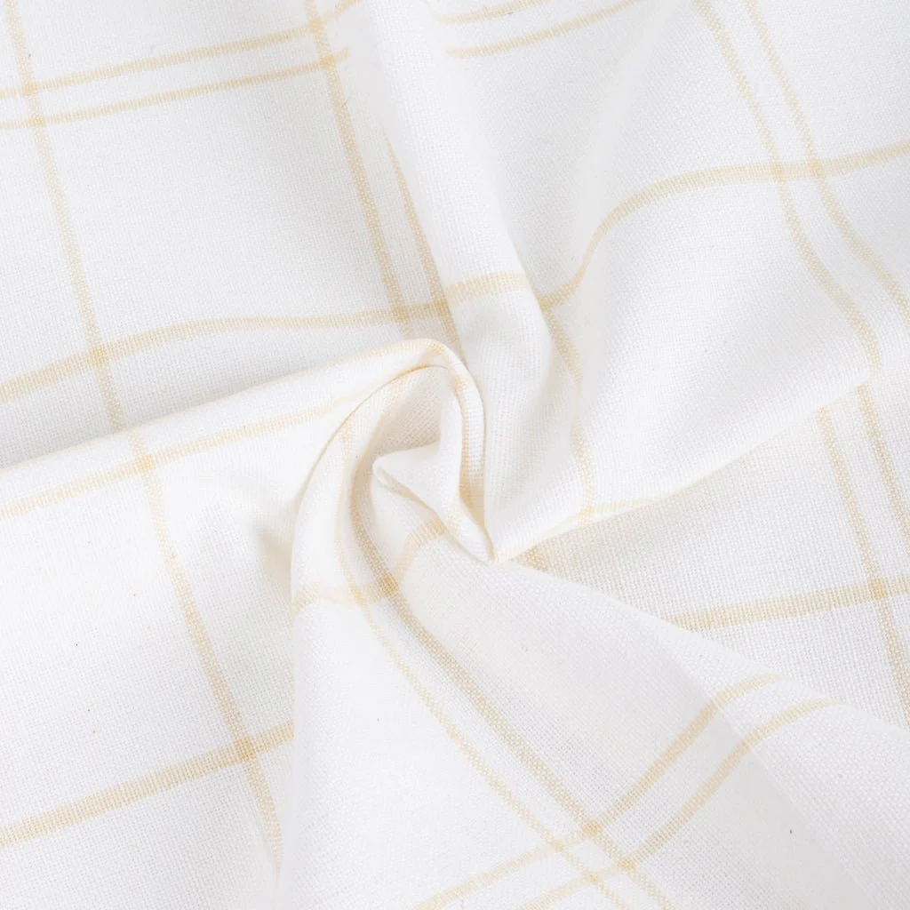 Conjunto de dois panos de Cozinha Xadrez Bege e Branco EVERYDAY - Image 3