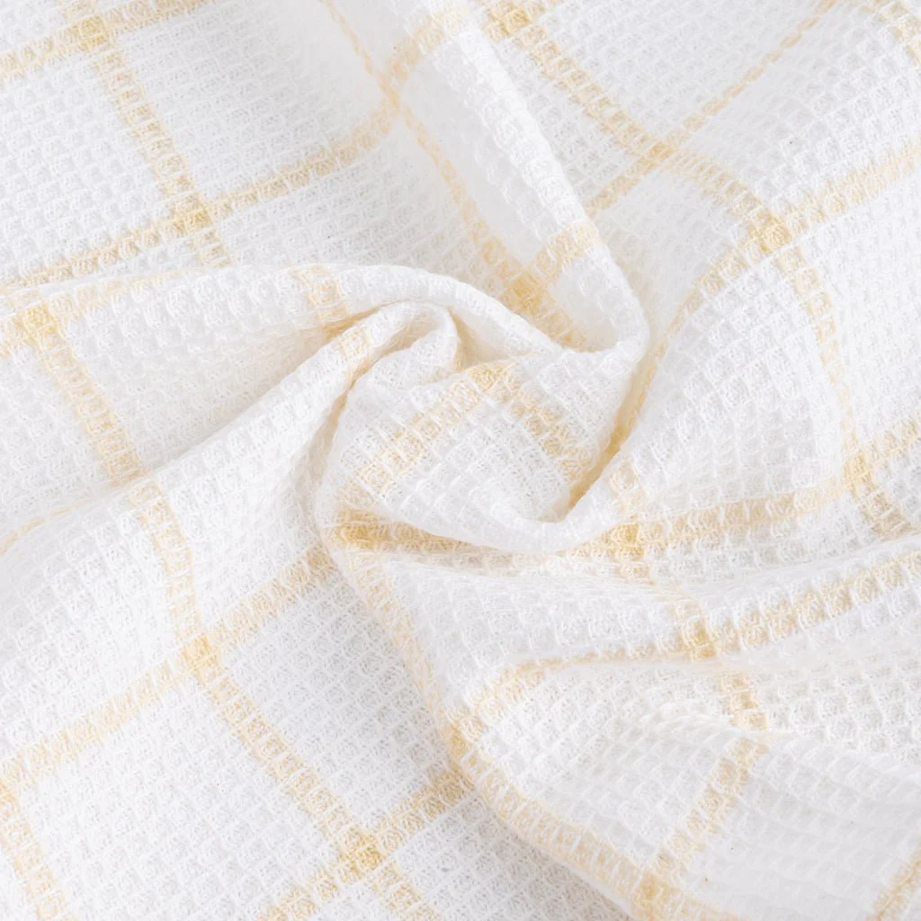 Conjunto de dois panos de Cozinha Xadrez Bege e Branco EVERYDAY - Image 5