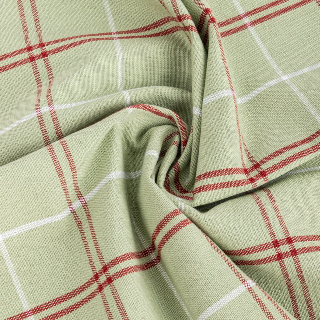 Conjunto de dois panos de Cozinha Xadrez Verde, Bordeaux e Branco CHECKS - Image 4