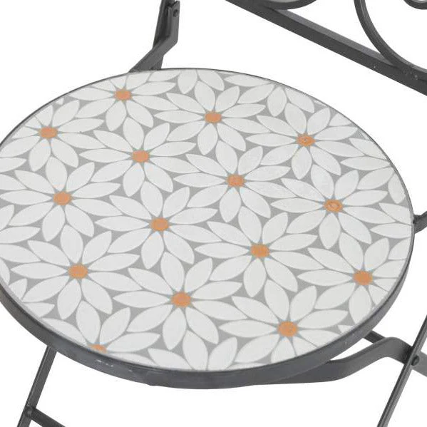 Conjunto de Mesa e Duas Cadeiras Mosaico Flores BLOSSOM - Image 8