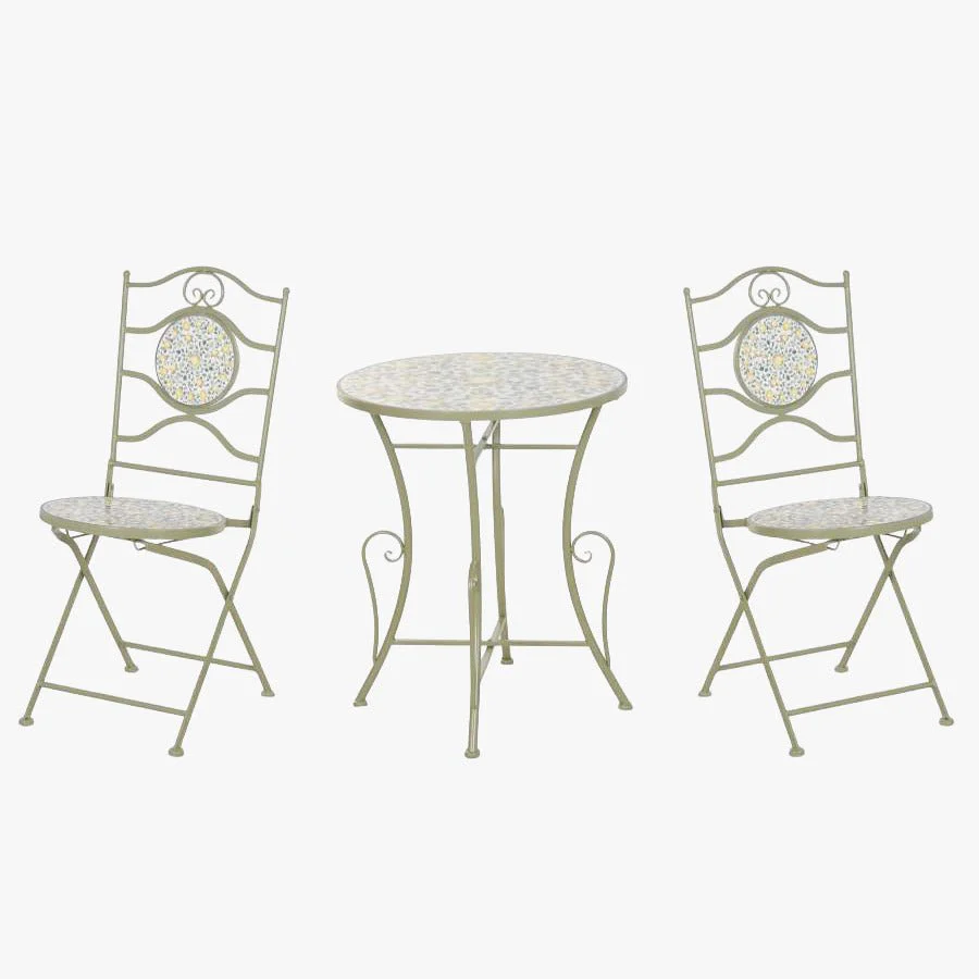 Conjunto de Mesa e Duas Cadeiras Mosaico Limões BLOSSOM - Image 3