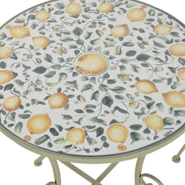 Conjunto de Mesa e Duas Cadeiras Mosaico Limões BLOSSOM - Image 5