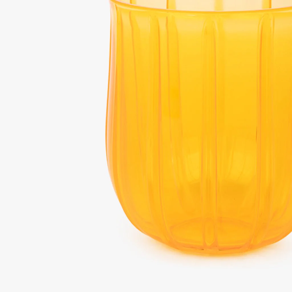 Copo de Acrílico Baixo Amarelo 390 ml VITORIA - Image 4