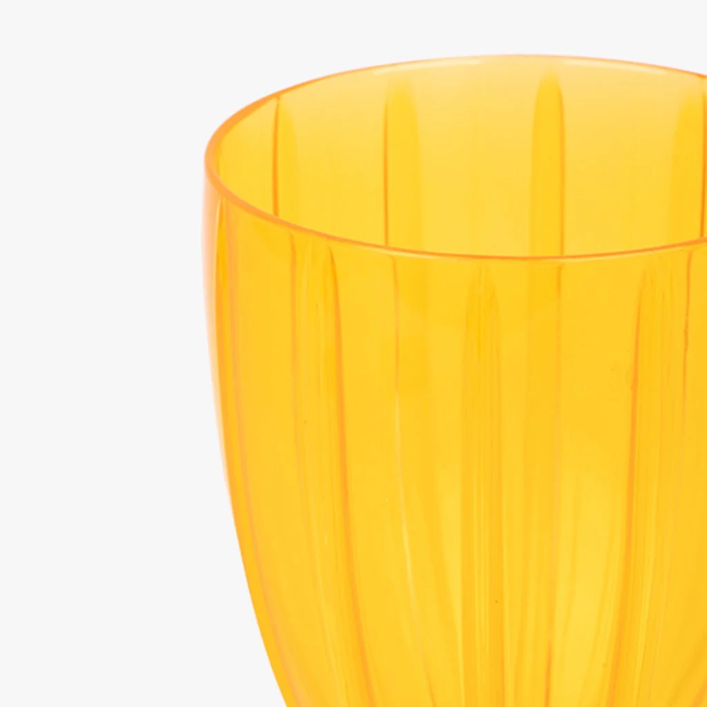 Copo de Acrílico com Pé Amarelo 410 ml VITORIA - Image 3