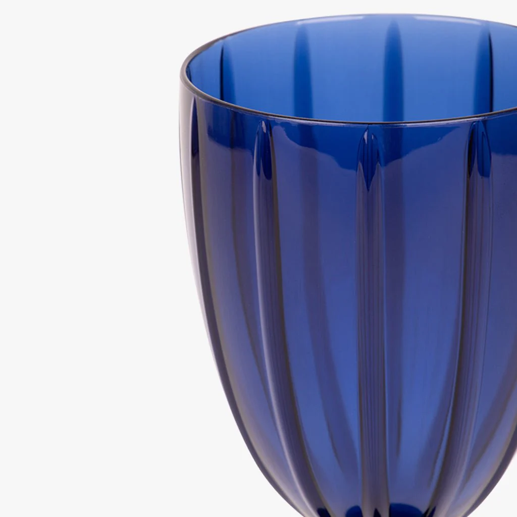 Copo de Acrílico com Pé Azul 410 ml VITORIA - Image 6