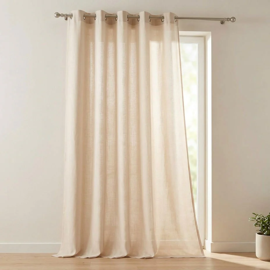 Cortinado Semi Opaco Bege 4EVERYDAY