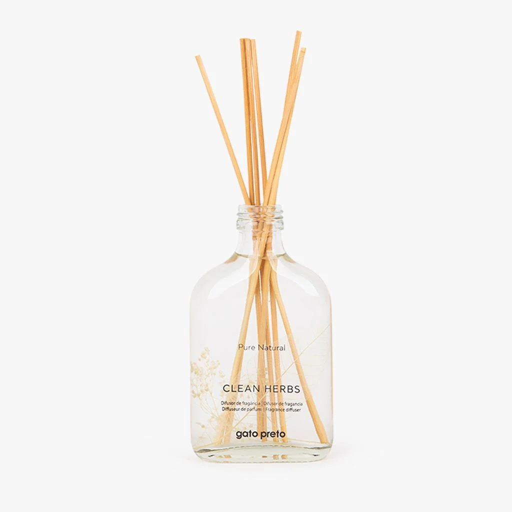 Difusor de Fragrância Clean Herbs 180ml PURE NATURAL