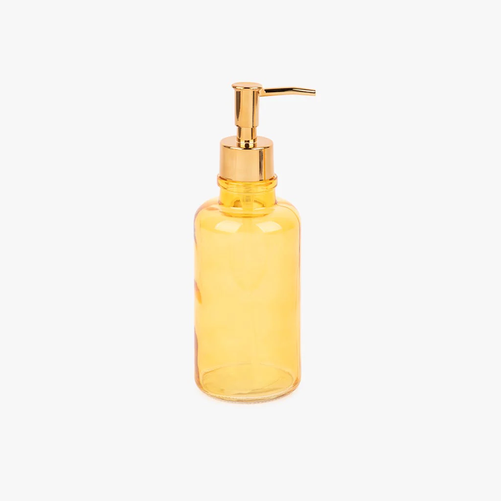 Doseador Vidro Amarelo 390Ml