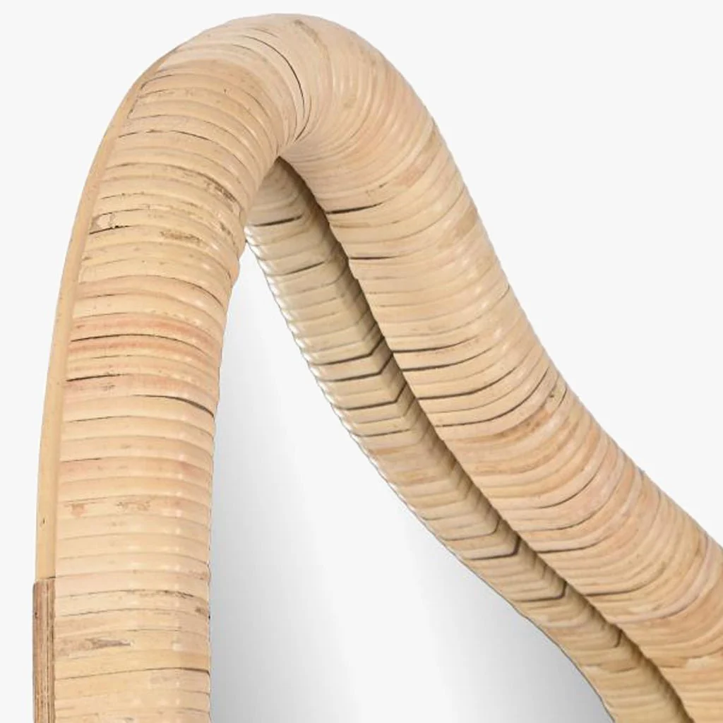 Espelho Organico Rattan 53x150 PALHA - Image 2