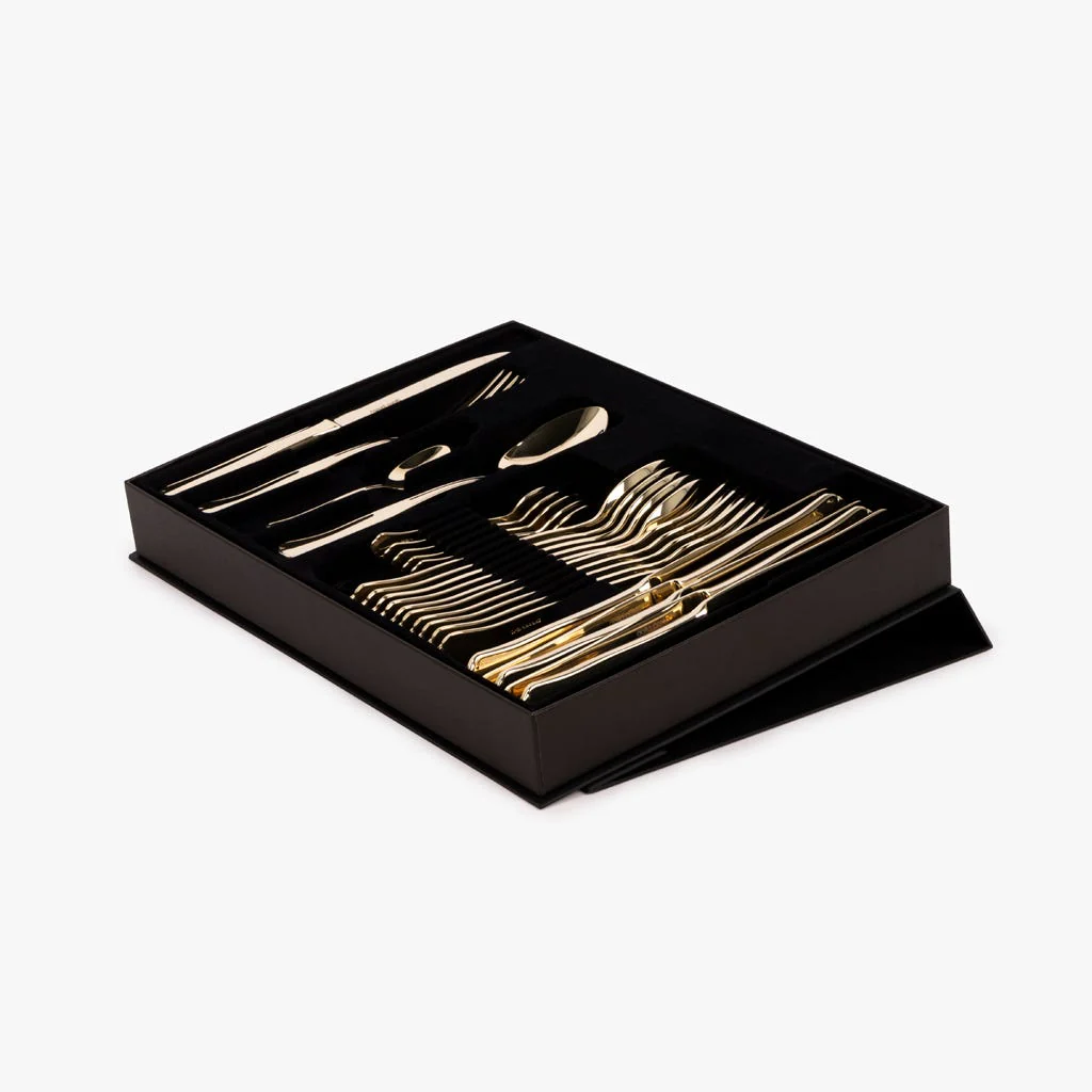 Faqueiro de 24 peças em Aço Inox Dourado MARIE - Image 3