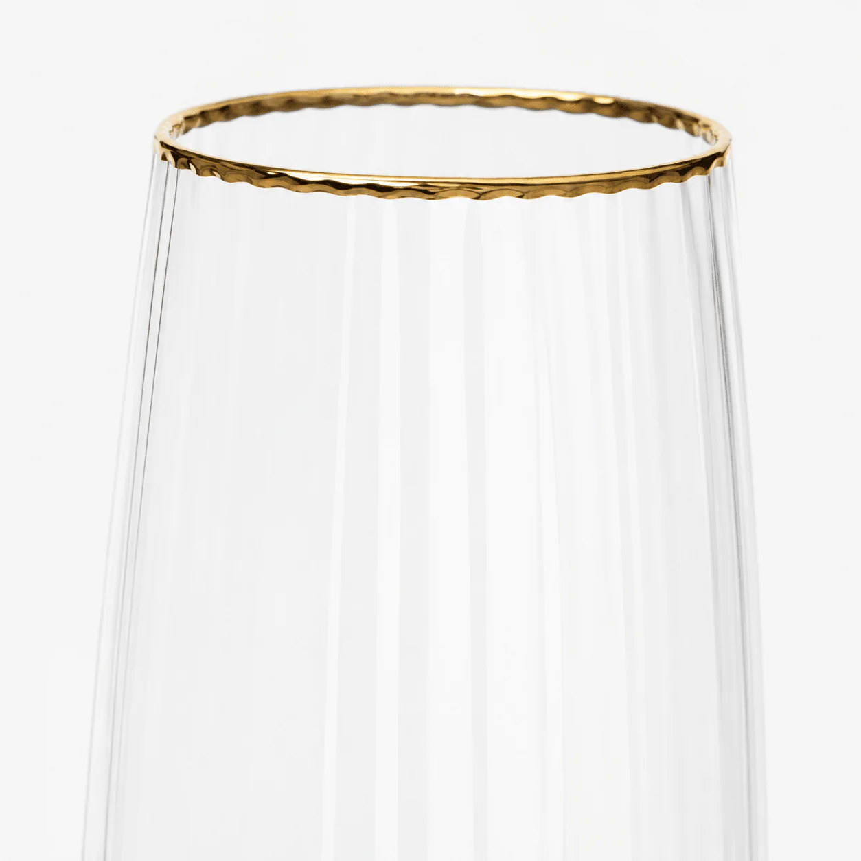 Flute de Vidro com bordo dourado VINTAGE - Image 2
