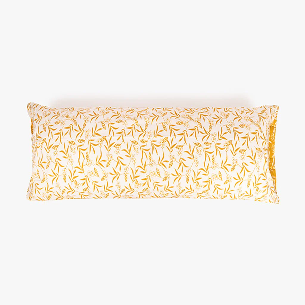 Fronha para Almofada de Dormir Flores Amarelo 45x155 BACKYARD - Image 2