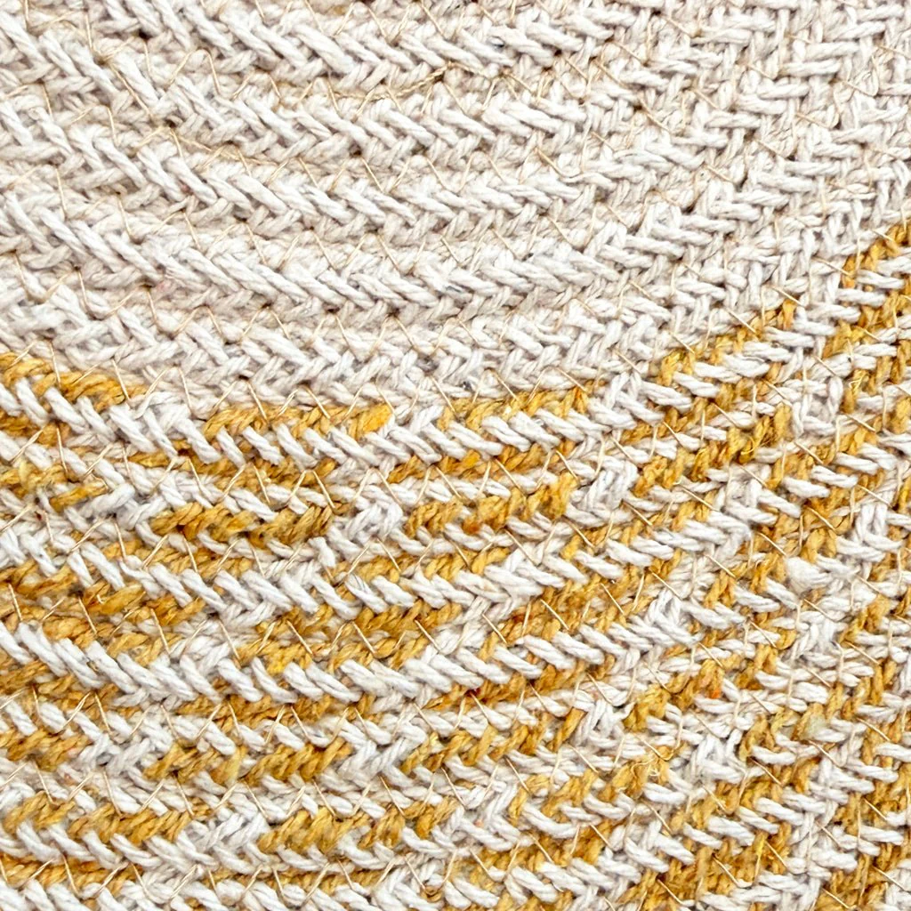 Individual Algodão Barra Amarelo/Bege D40 - Image 3