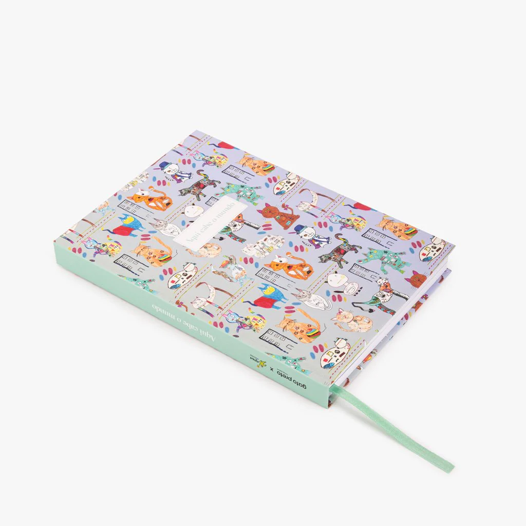 Journal Gatos A5 – Aqui Cabe o Mundo | Design by Gato Preto x APSA - Image 6