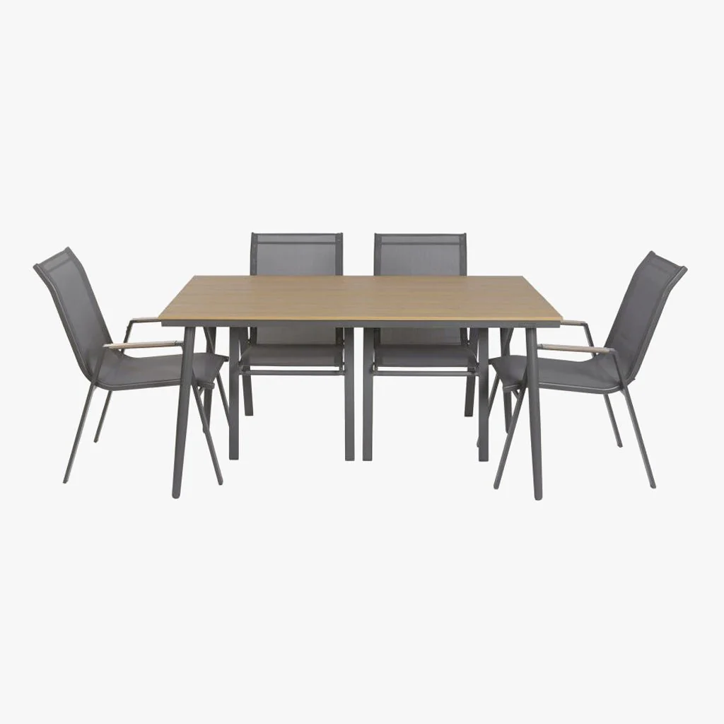 Mesa+6cadeiras150x90x73 HORIZON - Image 3