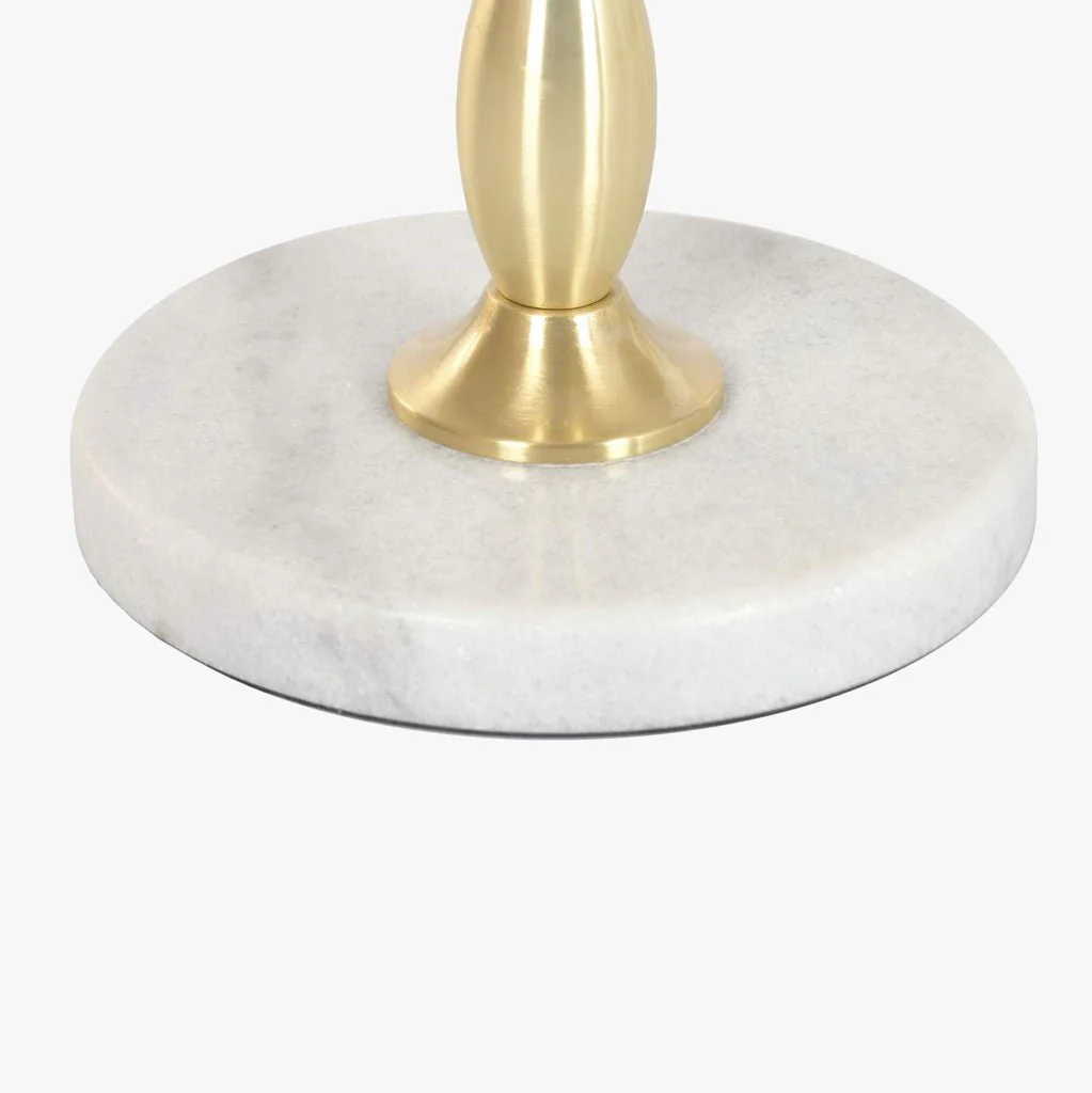 Mesa de Apoio Clássica Mármore com Pé Dourado VERSAILLES - Image 8