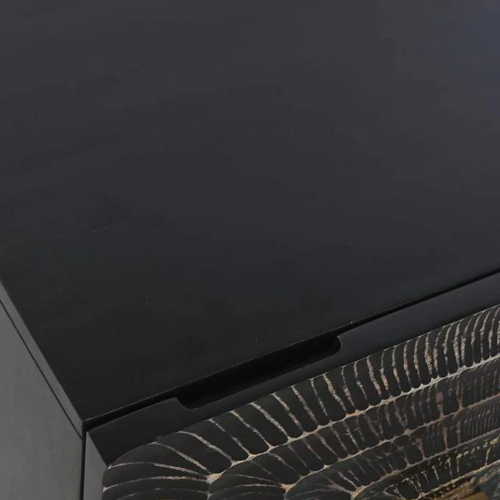 Mesa de Cabeceira Metal e Madeira TORA - Image 8