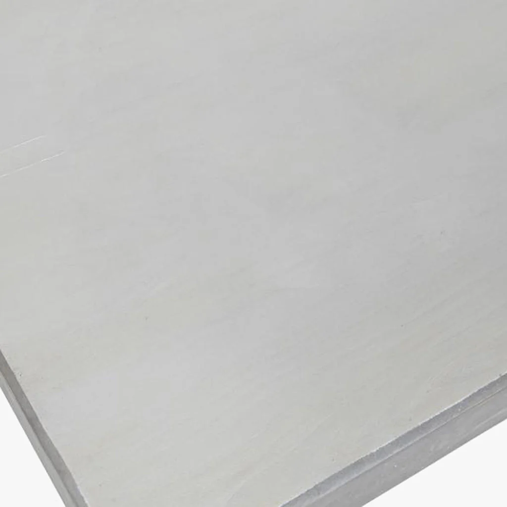 Mesa Jantar Branco com acabamentos Dourado 180X90X76 WHITE GLOW - Image 3