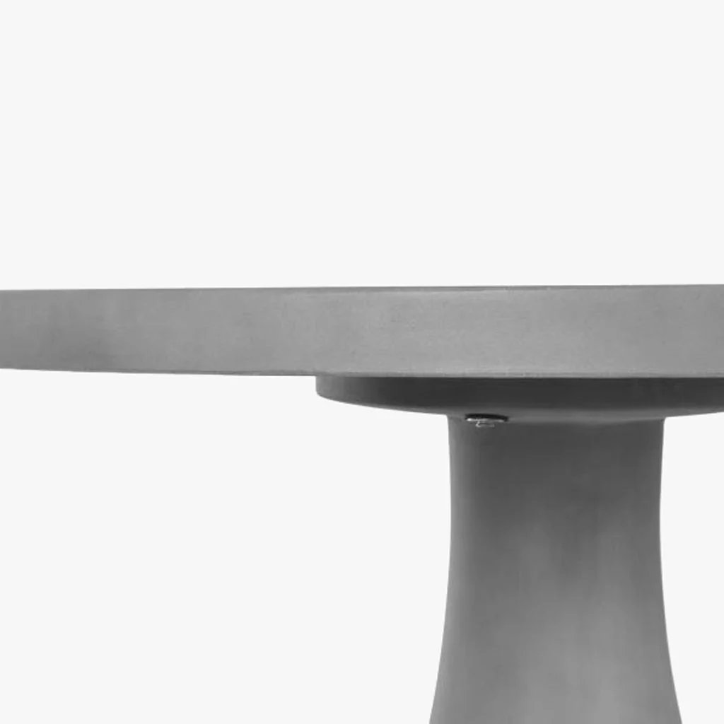 Mesa de Refeição Redonda Cimento Ø130x75 - Image 6