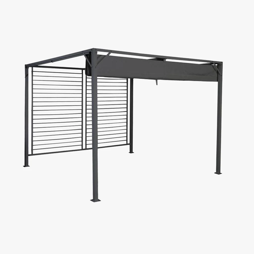 Pérgola de Exterior Cinza 296×296×225 cm HORIZON - Image 3