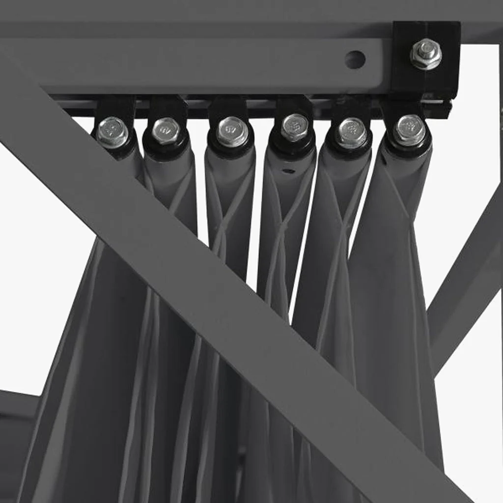 Pérgola de Exterior Cinza 296×296×225 cm HORIZON - Image 5