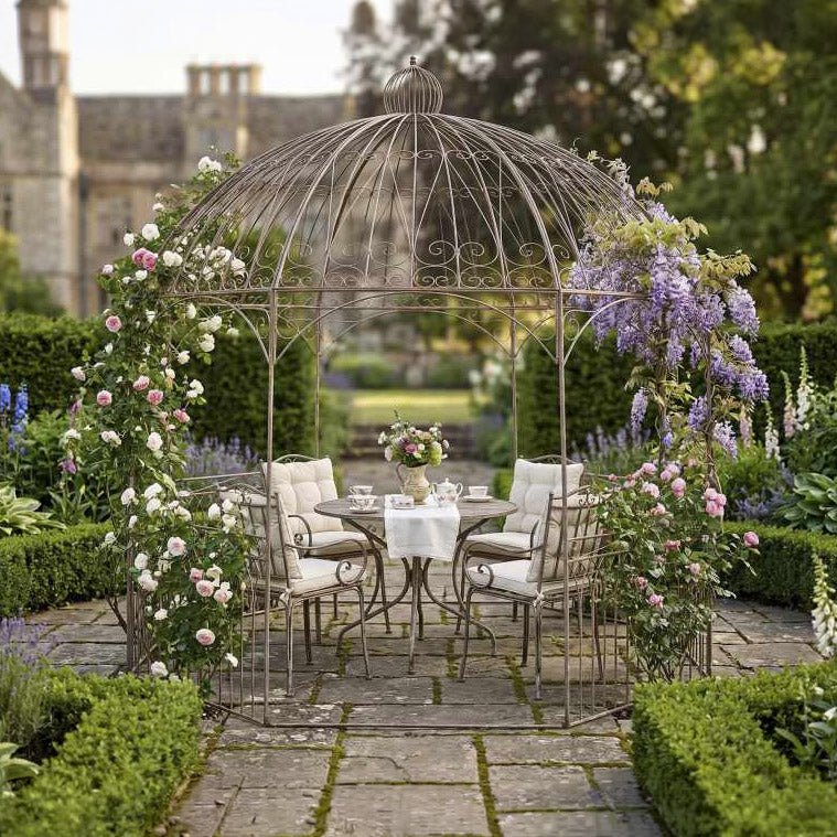 Pérgola Clássica Branca ROMANTIC GARDEN - Image 6