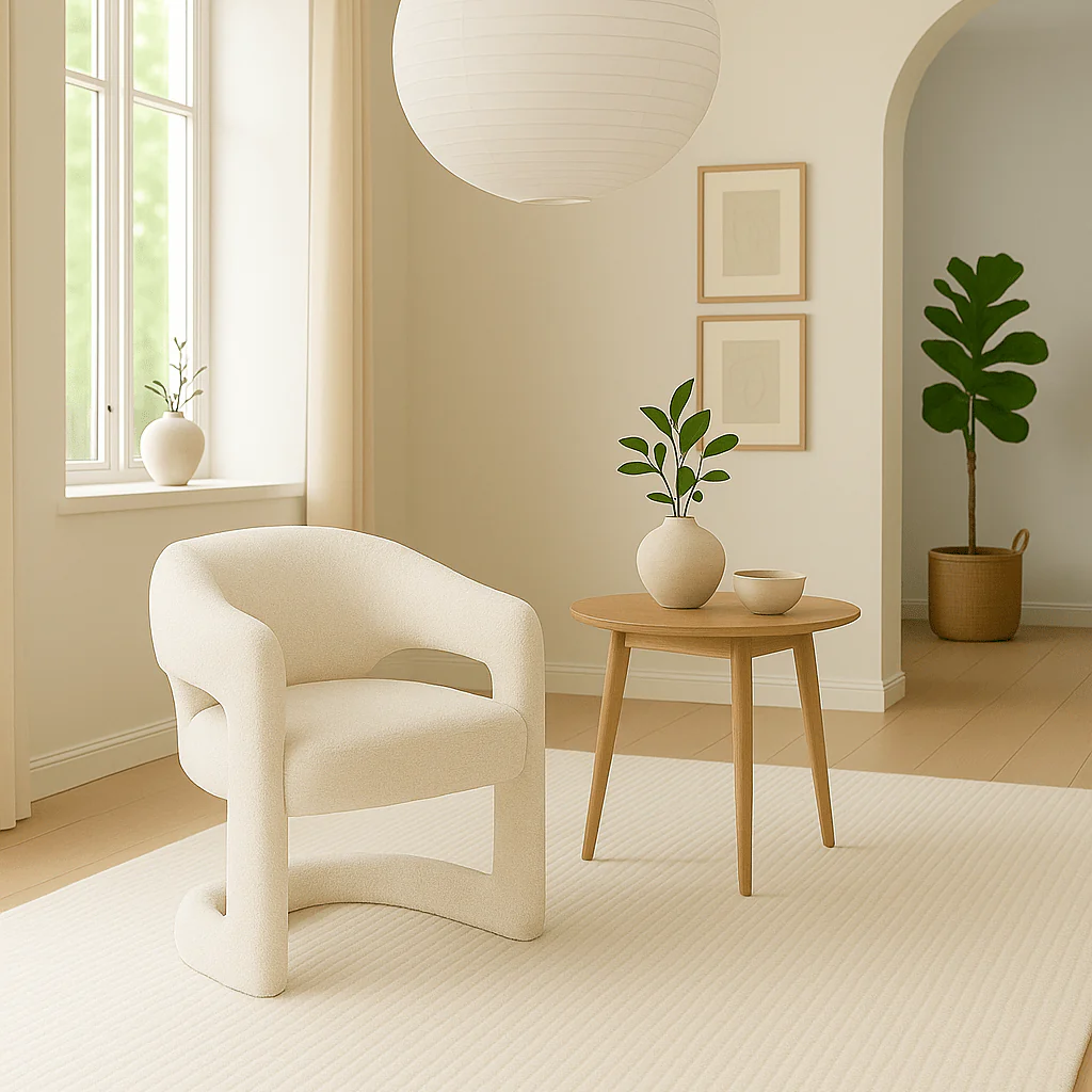Poltrona Branca 66x65x82 MALVA - Image 2