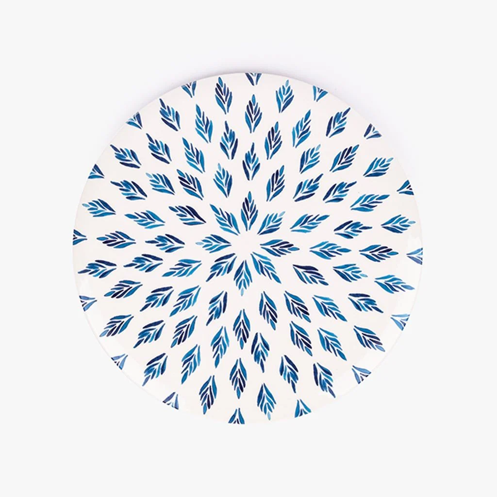 Prato Marcador/Tábua New Bone China BLUE BIRD