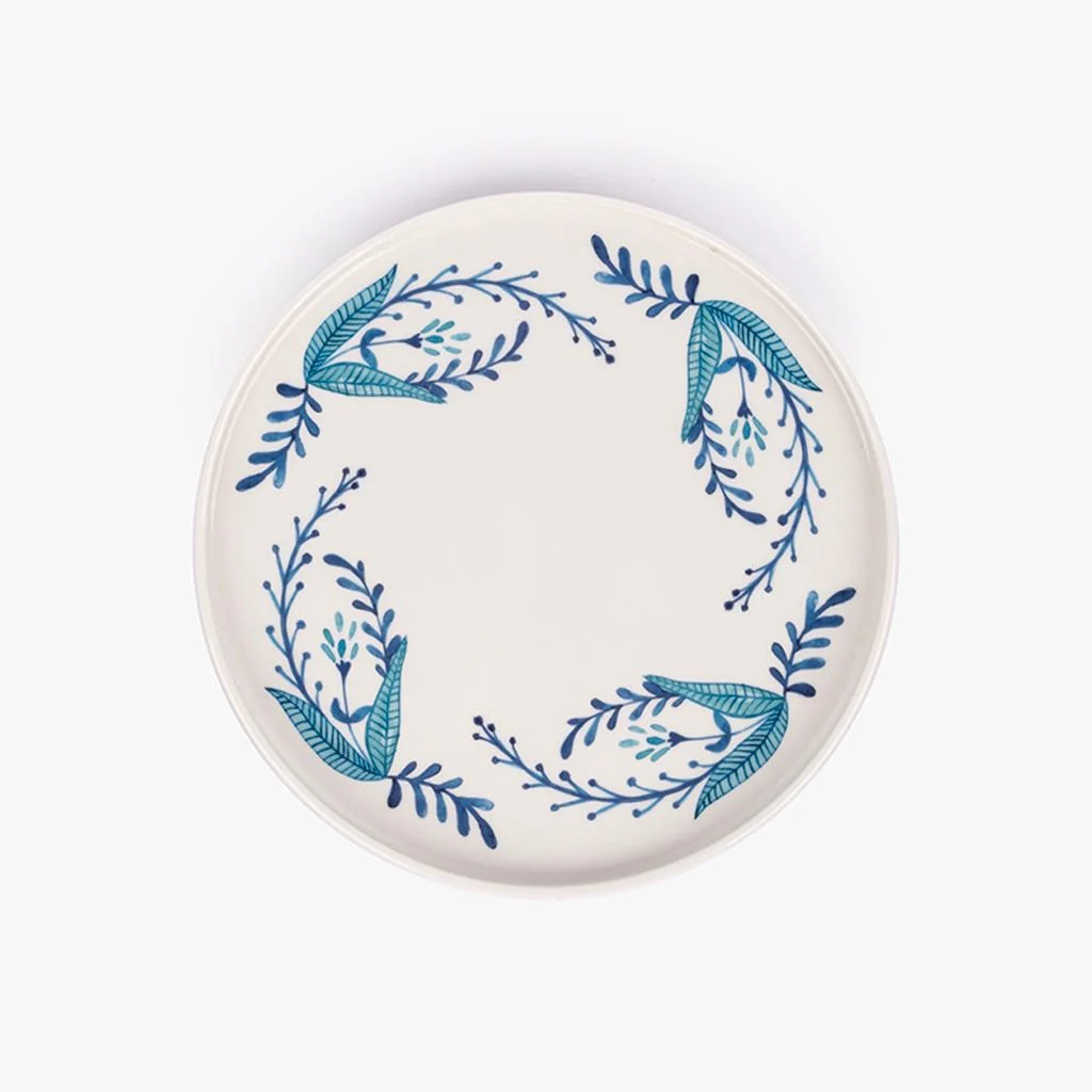 Prato Raso New Bone China BLUE BIRD