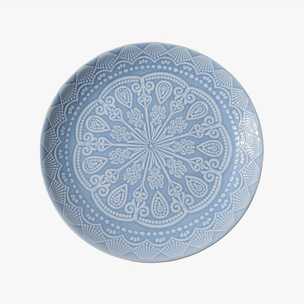 Prato Raso Mandalas Azul AURORA - Image 2