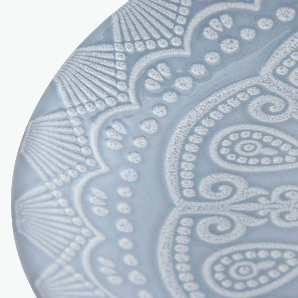 Prato Raso Mandalas Azul AURORA - Image 3