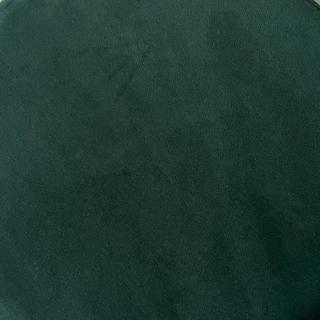 Pouf Verde Esmeralda de Veludo com Riscas em Dourado ANDRIA - Image 6