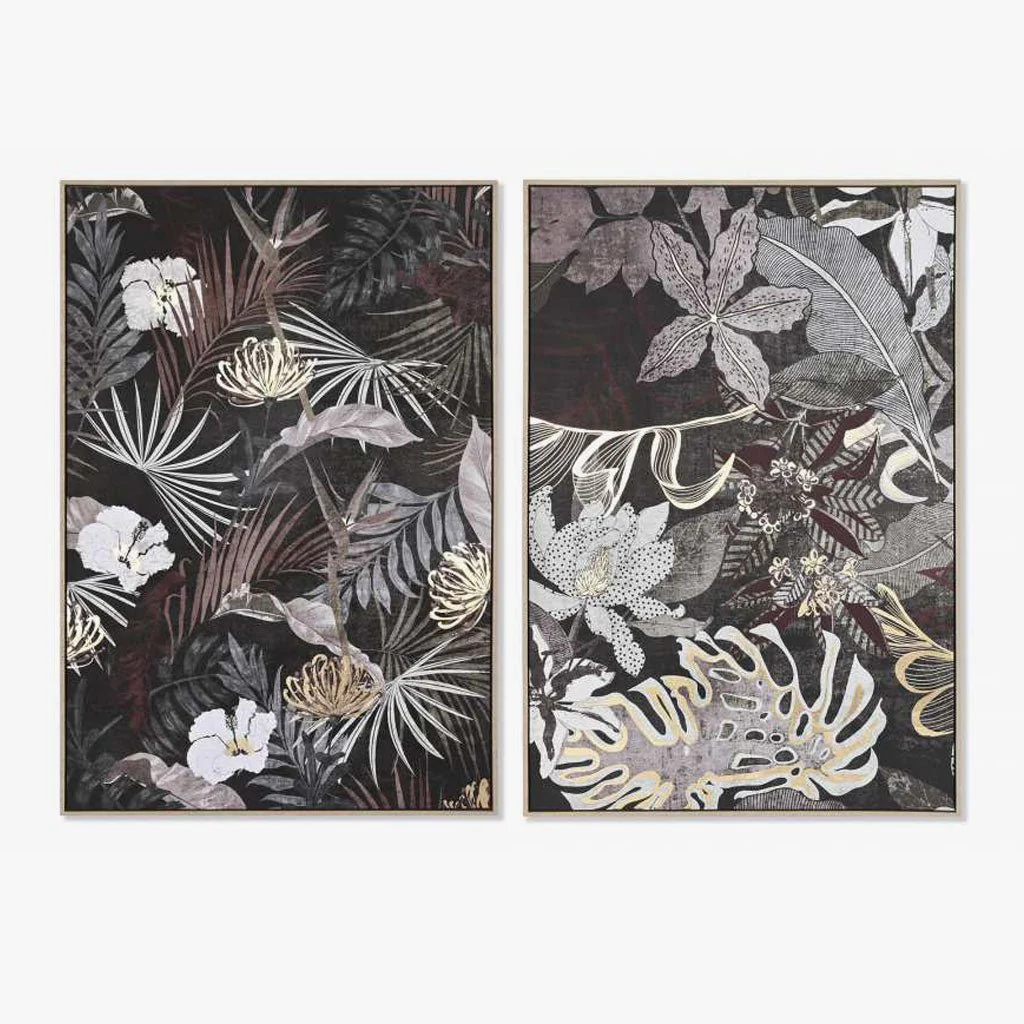 Conjuntos de 2 Quadros Natureza Grafica 2A ESSÊNCIA