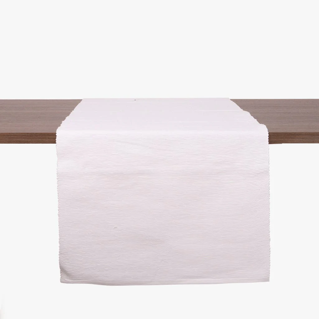 Runner para Mesa Algodão Branco 4EVERYDAY