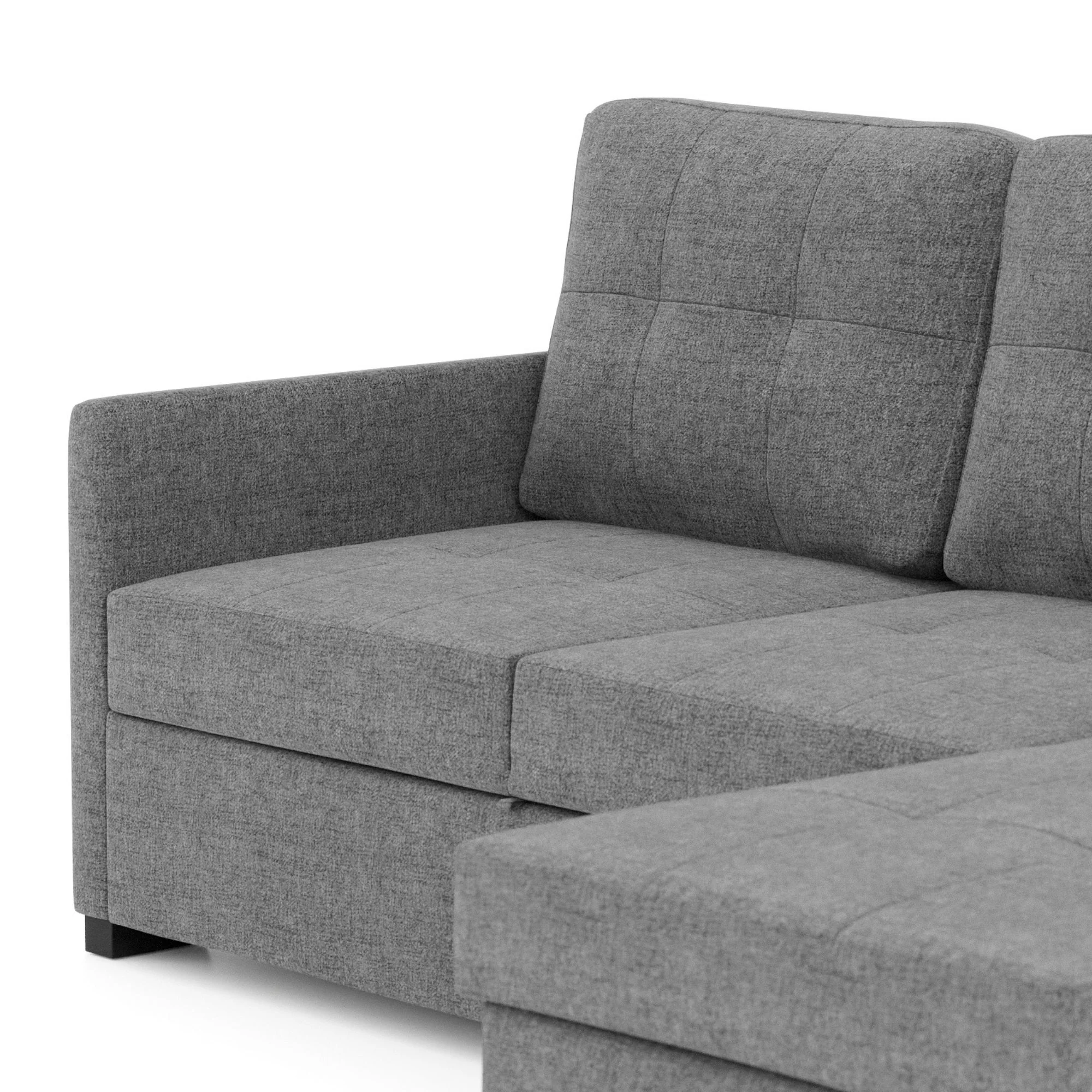 Sofá Cama 3 Lugares com Chaise Longue Reversível GOSLING - Image 3