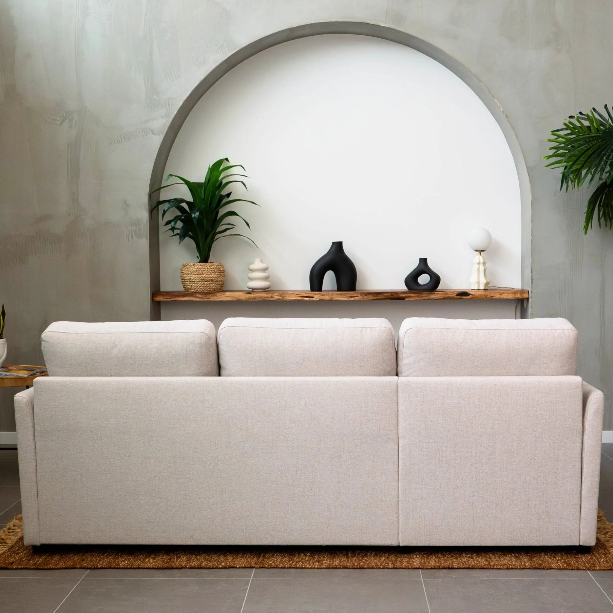 Sofá Cama 3 Lugares com Chaise Longue Reversível GOSLING - Image 6
