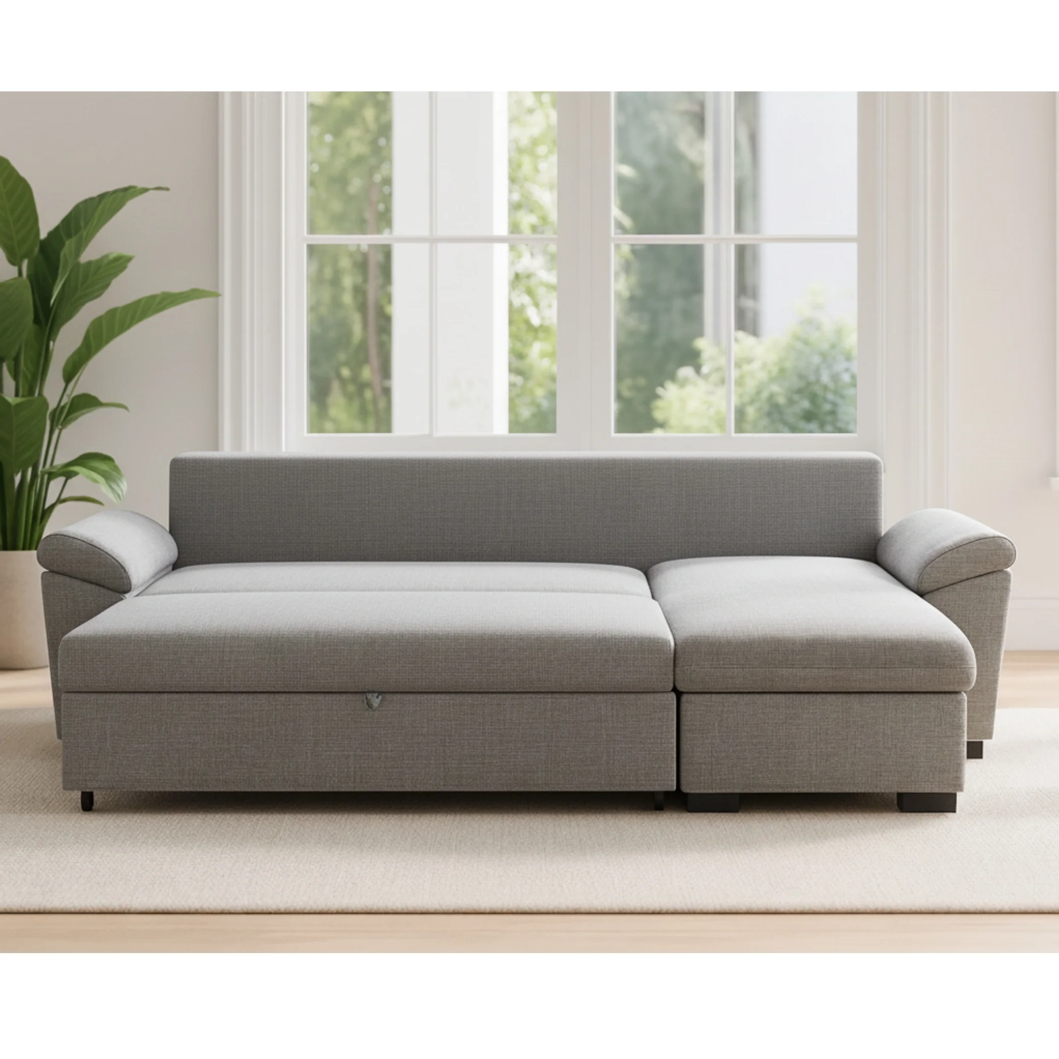 Sofá Cama com Chaise Longue Reversível e Arrumação PORTMAN - Image 7