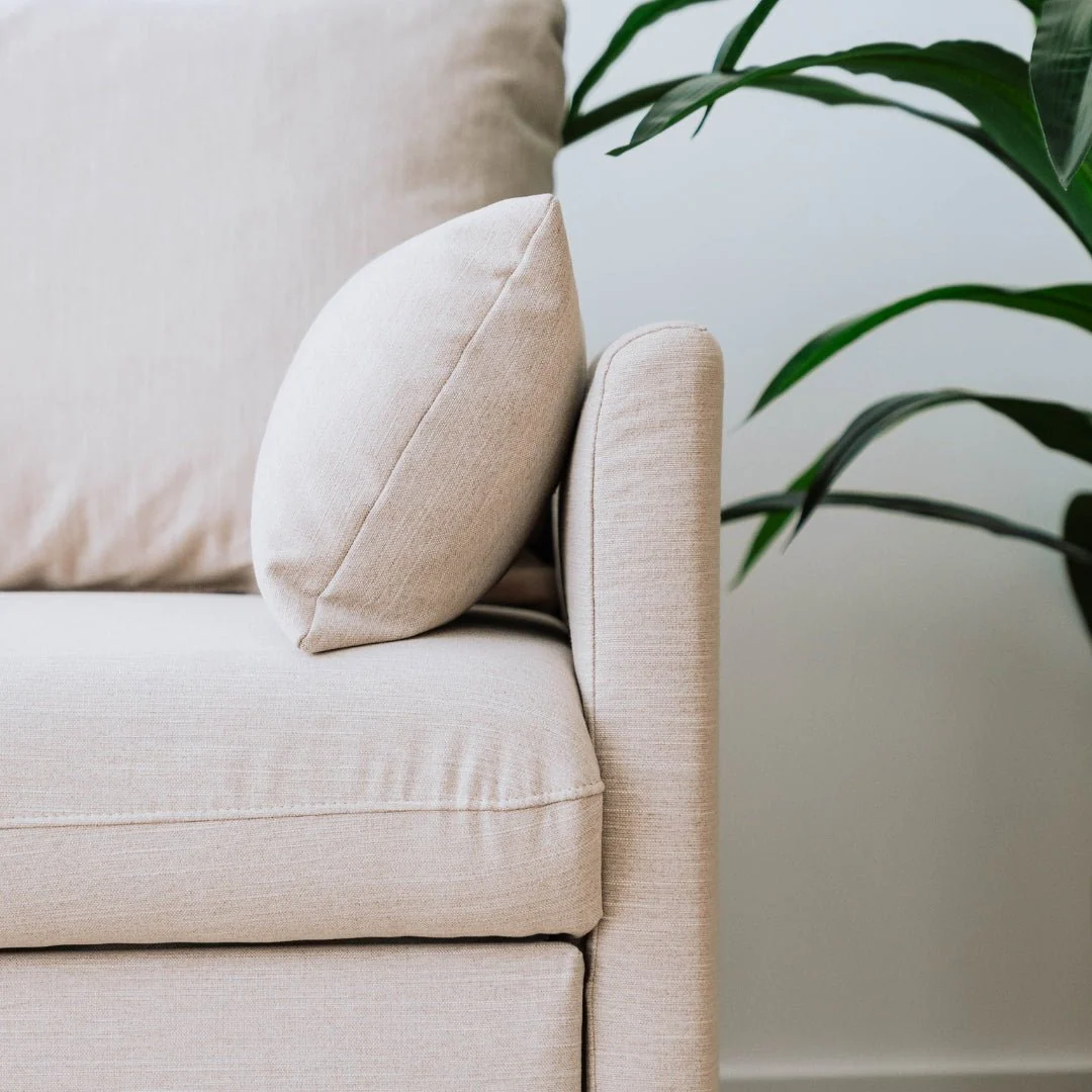 Sofá cama com chaise longue e arrumação bege ELORDI - Image 9