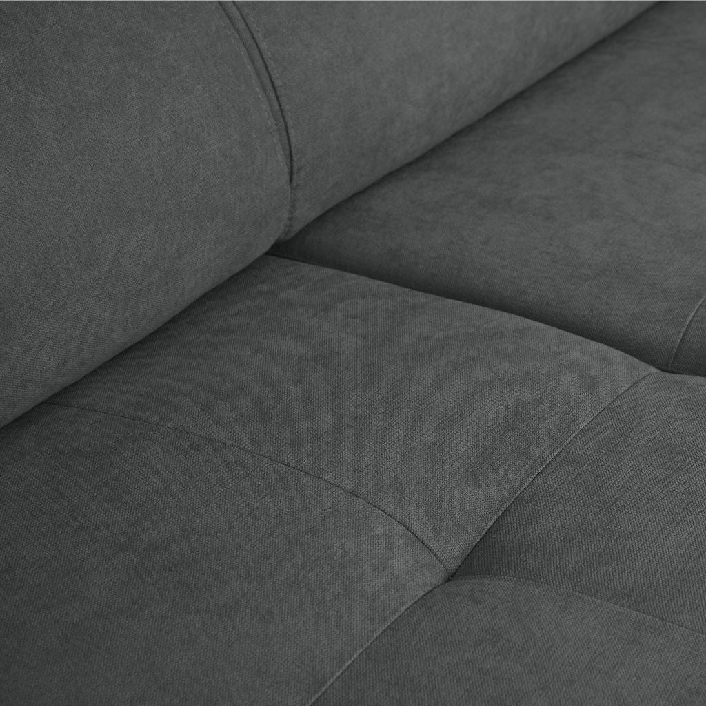 Sofá Cama 4 Lugares com Chaise Longue e Cabeceiras Ajustáveis LINO - Image 10