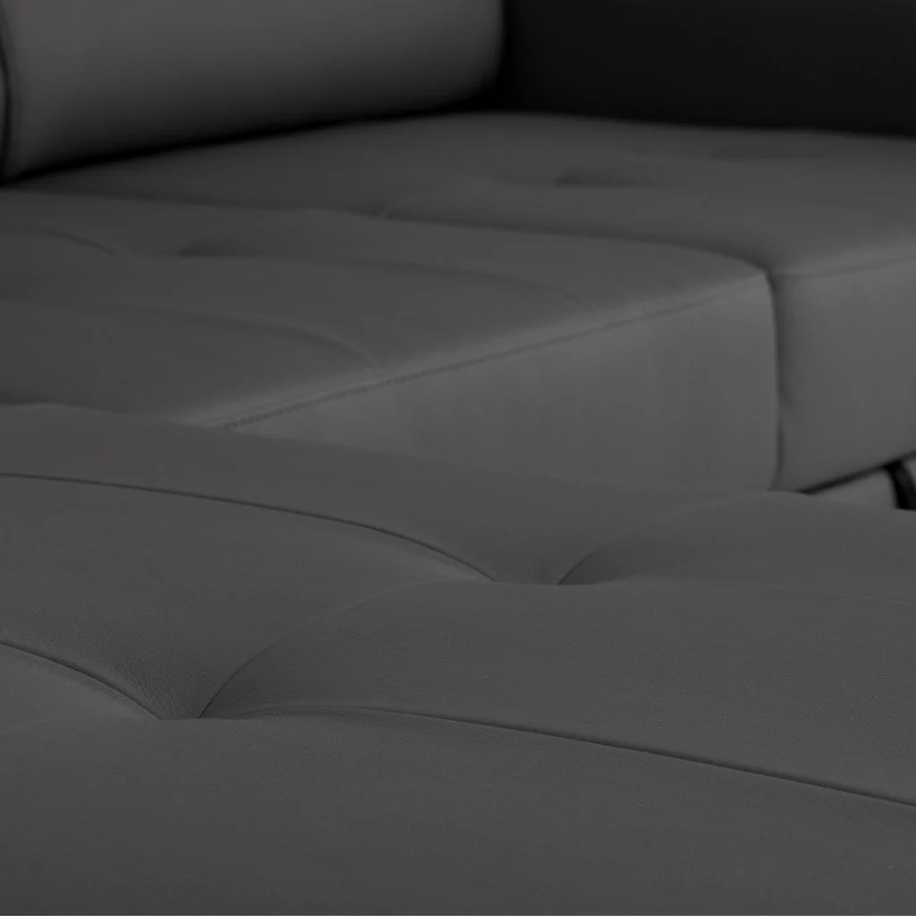 Sofá Cama 4 Lugares com Chaise Longue e Cabeceiras Ajustáveis LINO - Image 10