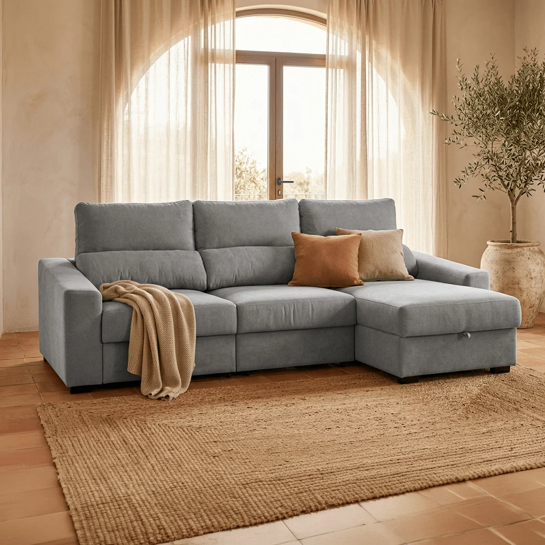 Sofá Chaise Longue com Arrumação KEEN - Image 3