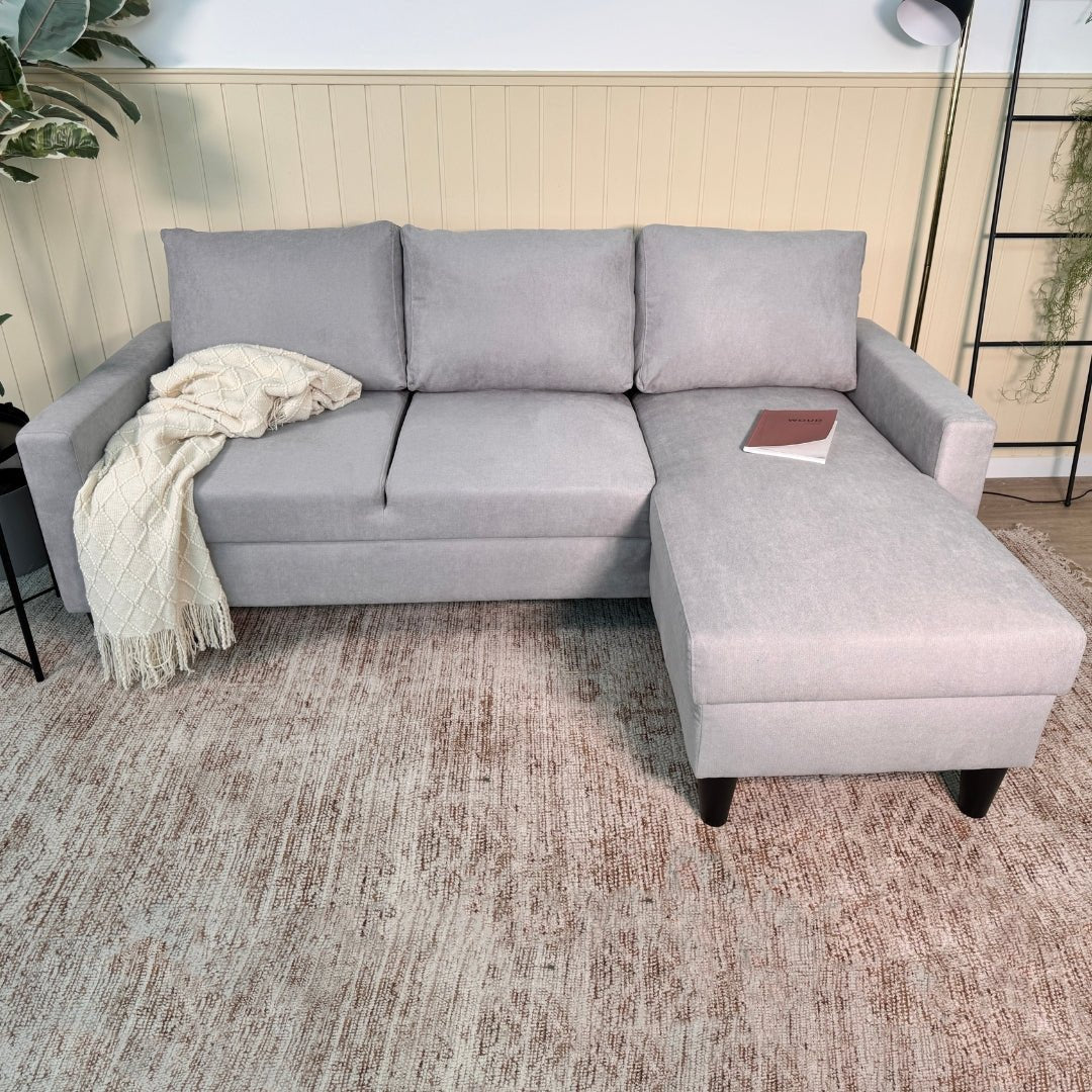 Sofá Compacto 3 Lugares com Chaise Longue Reversível MALEK - Image 6