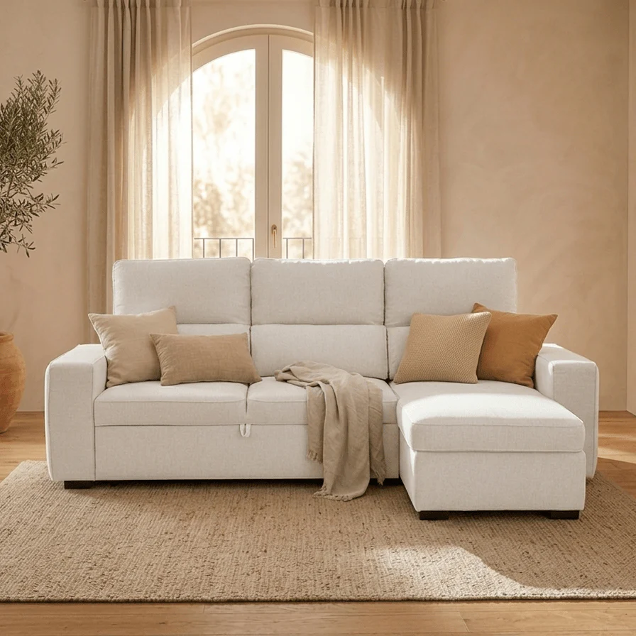 Sofá Cama com Chaise Longue SANDLER - Image 2