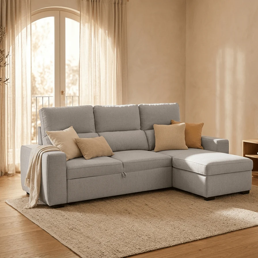 Sofá Cama com Chaise Longue SANDLER - Image 3