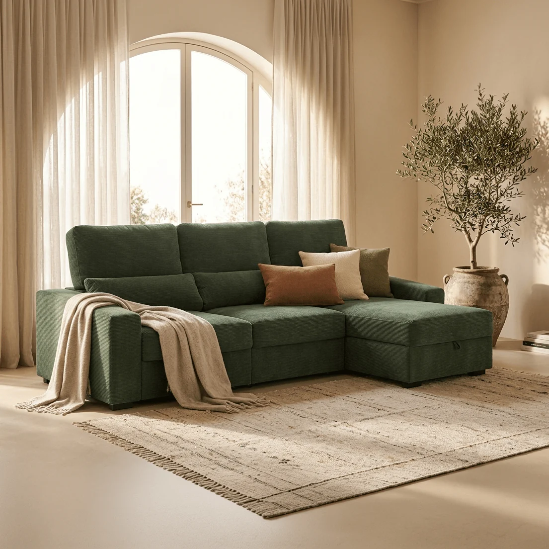 Sofá Chaise Longue com Arrumação KEEN - Image 3