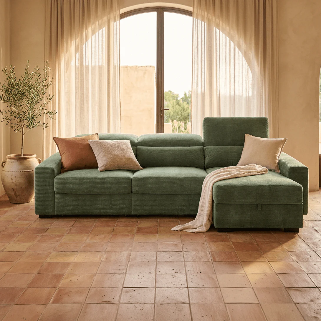 Sofá Chaise Longue com Arrumação KEEN - Image 4