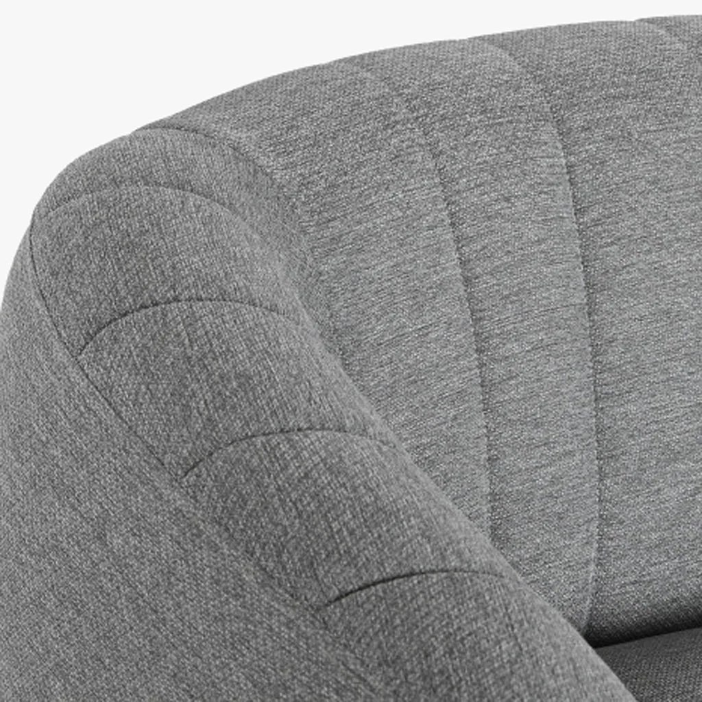 Sofá Cosmopolite 2 Lugares | Cinza | 129x75x73 cm - Image 5