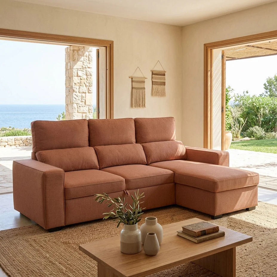 Sofá Cama com Chaise Longue SANDLER - Image 12